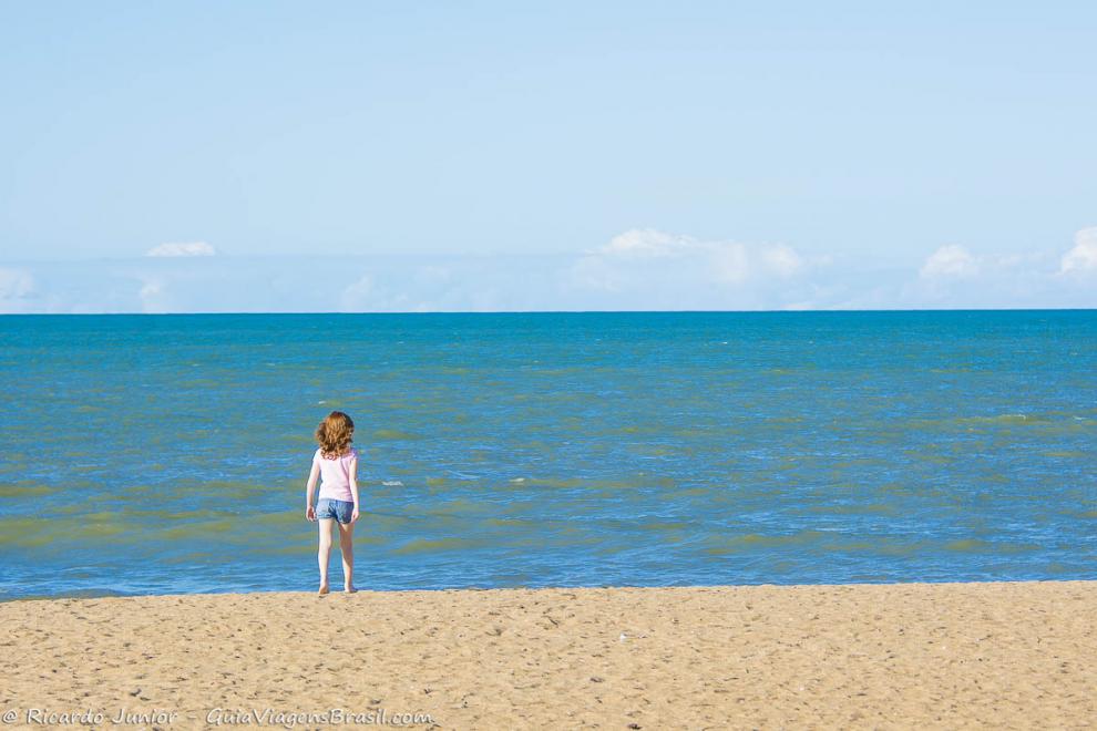 Imagem da praia em Conceição da Barra